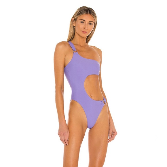 Lovers and Friends Jira One Piece in Periwinkle Medium - Picture 3 of 14